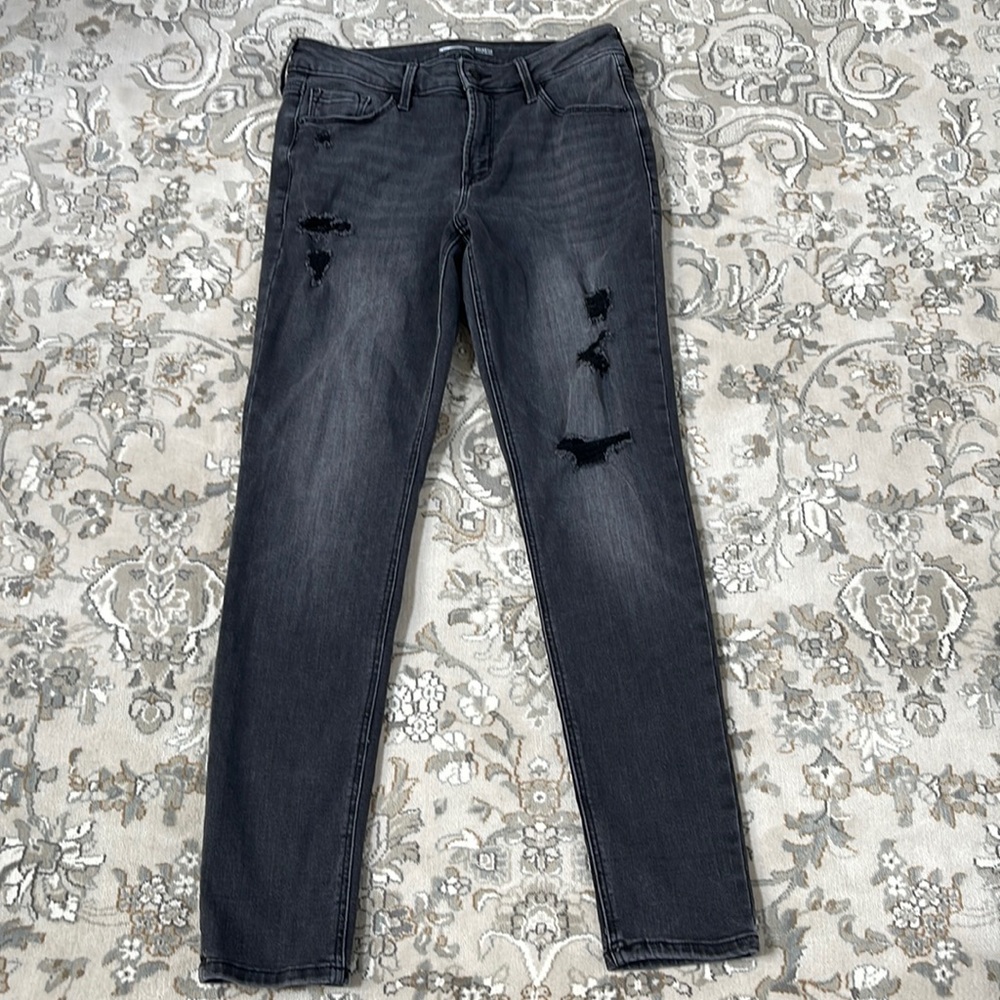 OLD NAVY Rockstar Black Jeans SIZE 8